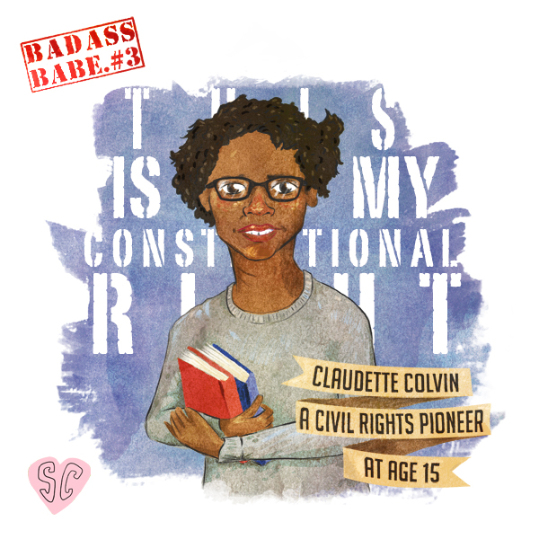 Claudette Colvin illustration by Sarah Cochrane