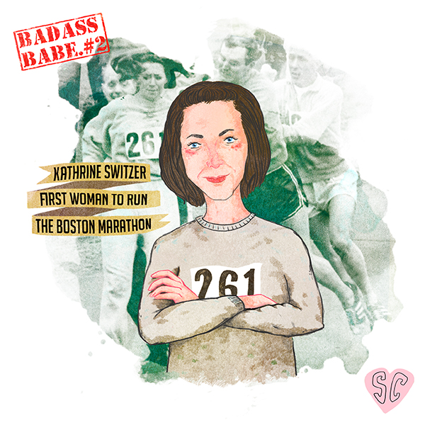 Kathrine Switzer illustration by Sarah Cochrane