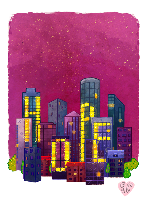 Hope Building Illustration by Sarah Cochrane